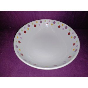 Pampered Chef  Simple Additions Polka Dots  Small Serving Bowl
